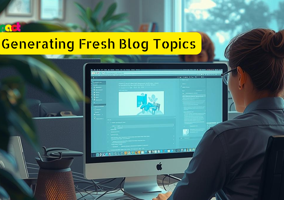 Generating Fresh Blog Topics