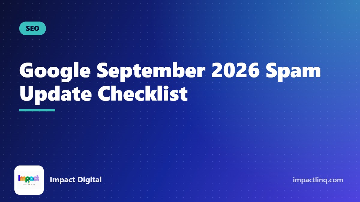 Site owner reviewing Search Console traffic after Google's September 2026 spam update